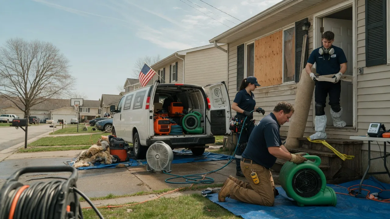 Water Damage Restoration in Amanda, OH near me
